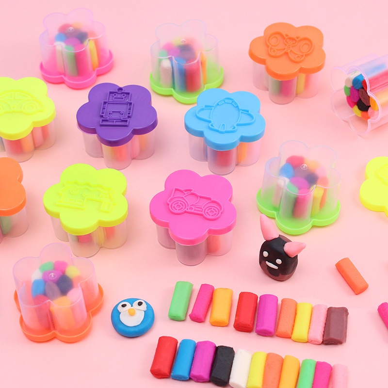 Super Light Clay Children's Educational12 Color Plasticine Primary School Students Handmade DIYColor Clay Plasticine Clay