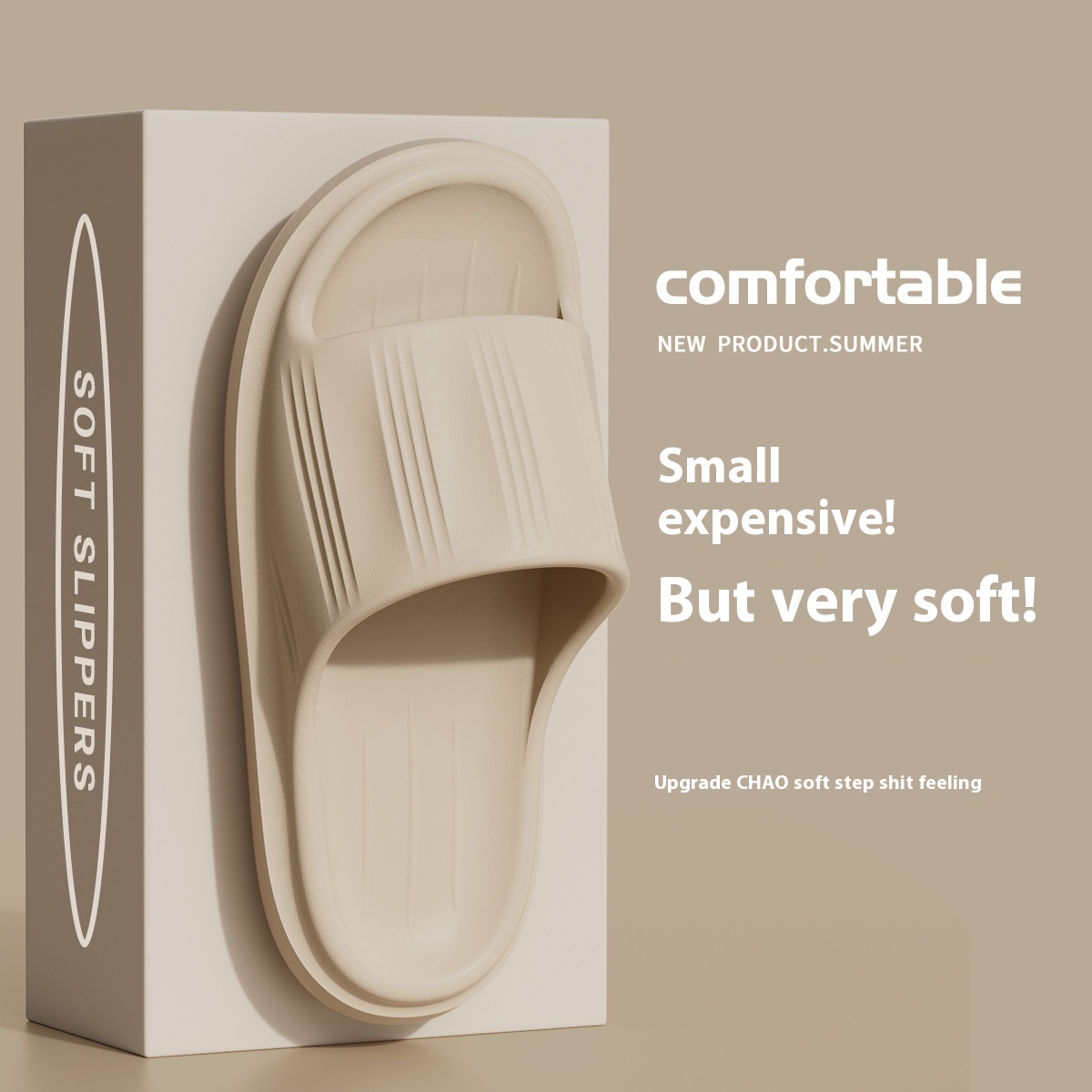 Soft Sandals Step On Shit Feeling Summer Indoor Home Bathroom Bath Non-slip EVASlippers For Women To Wear Outside