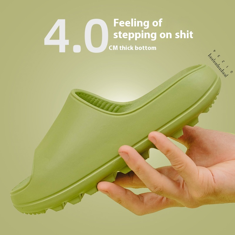 Super Soft Sole Thick Bottom Eva Slippers For Women Summer Home Bathroom Non-slip Quick-drying Indoor Home