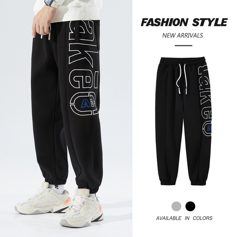 Summer Slim-fit Trousers Sports Slightly Elastic Cotton Casual Ordinary Loose Mid-waist Nine-point Guard Trousers