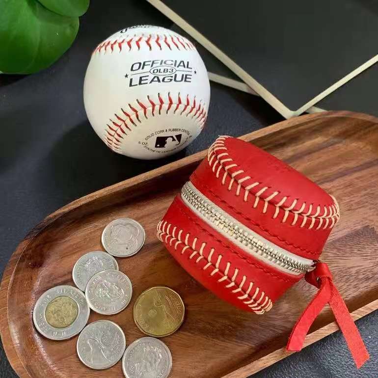 Outdoor Sports Tennis Storage Bag Hand-stitched Anti-lost Baseball Bag Three-dimensional Zipper Anti-deformation Ball Bag