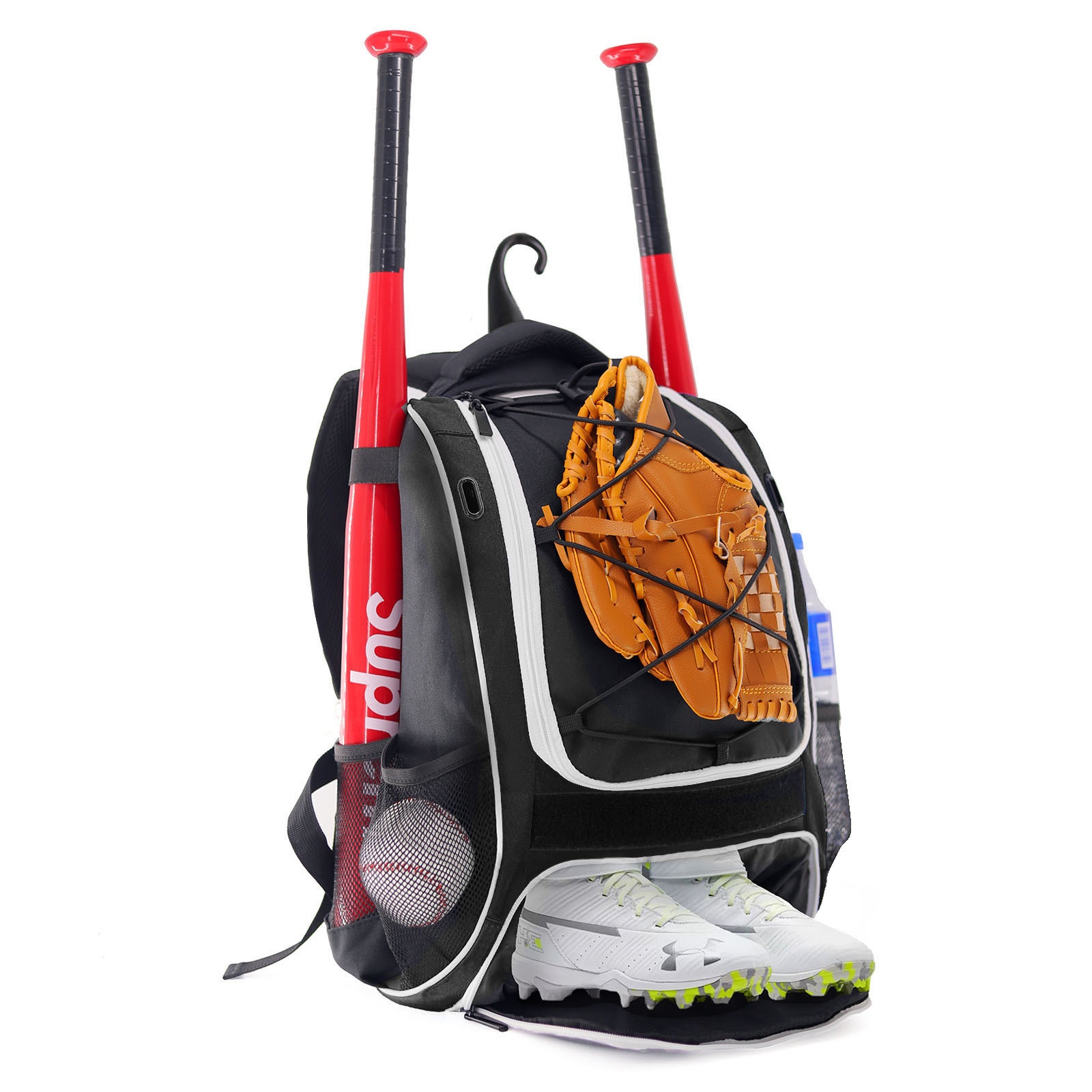 Baseball&Softball Equipment Backpack:Dual-Shoulder Bag For Gear Storage