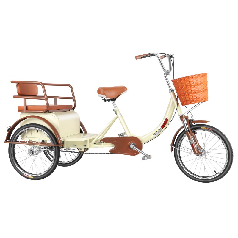 Tricycle Can Be Used To Take People To Use Pedal Bicycles For Travel And Leisure Two-purpose Tricycle