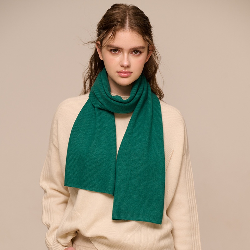 Cashmere Knitted Outer Scarf Korean Style Small Scarf