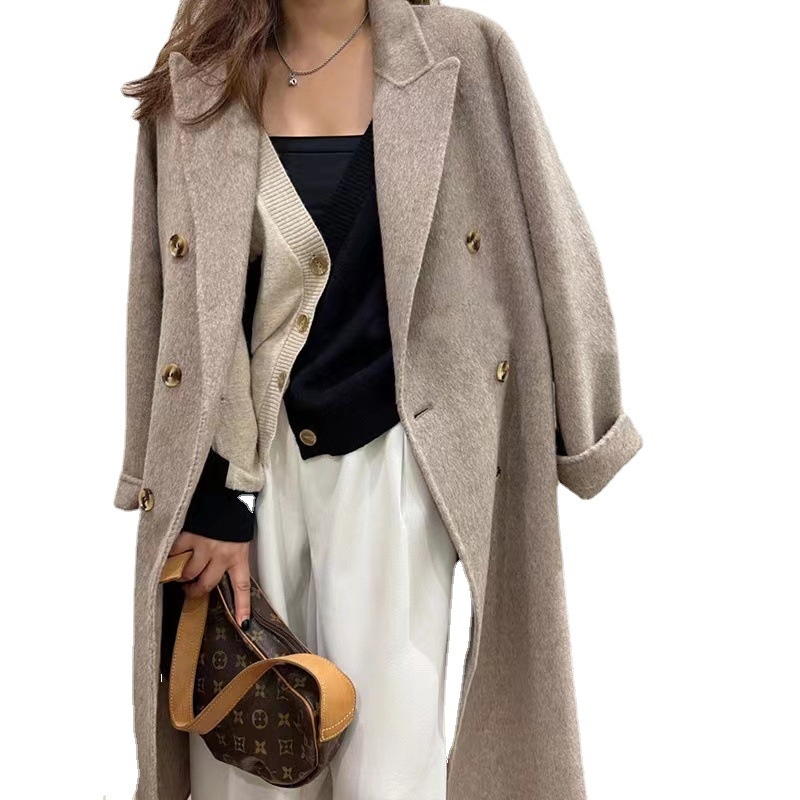 British Vintage Double-Sided Cashmere Long Coat