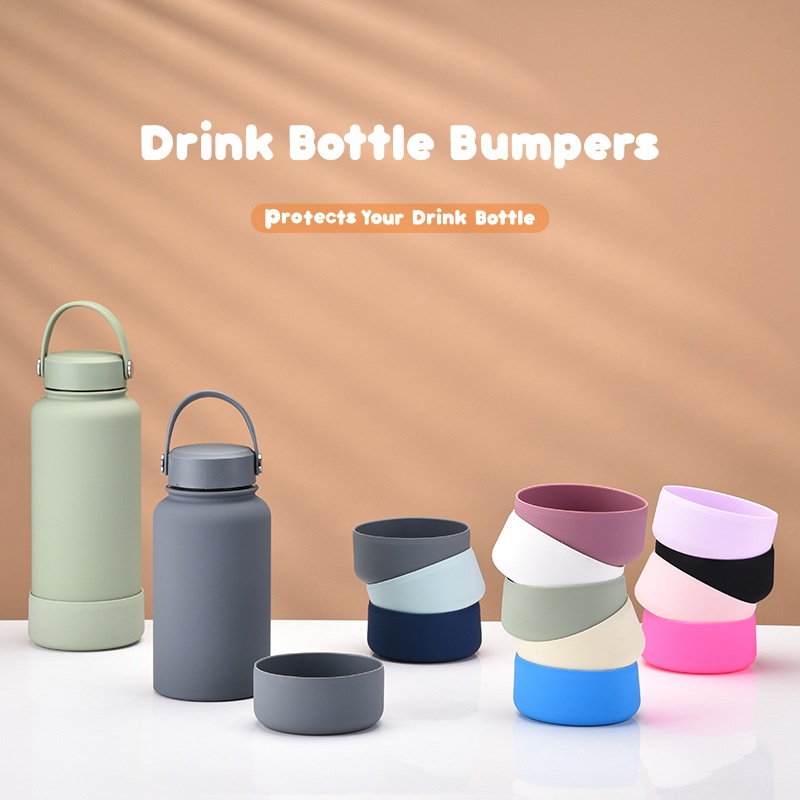 Thermos Cup Bottom Non-slip Base Thickened Toughness Cup Bottom Silicone Protective Cover Wide Mouth Pot Accessories