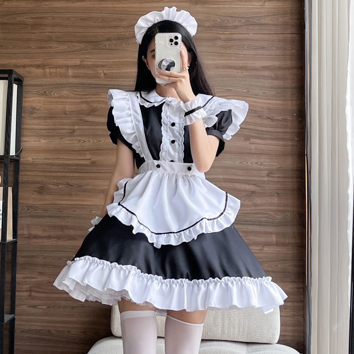 Maid Maid Costume Japanese Maid Role-playing Restaurant Uniform Lace Maid Short-sleeved Maid
