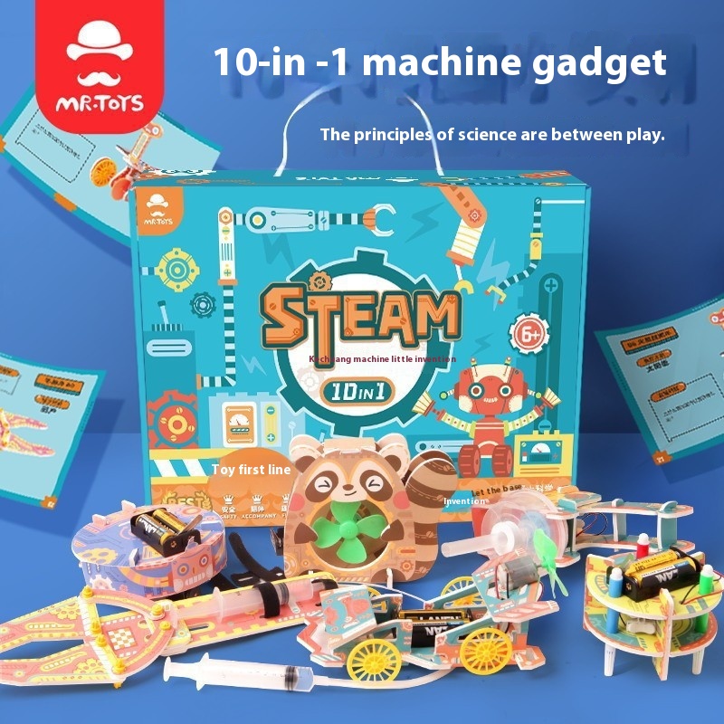 Mr.Toy Technology Small Production Primary School Student Science Experiment Set Robot Children Steam Toy Gift