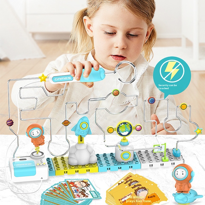 Fire Strike Children's Concentration Training Educational Toys Science Electronic Maze Electric Touch Electric Kindergarten