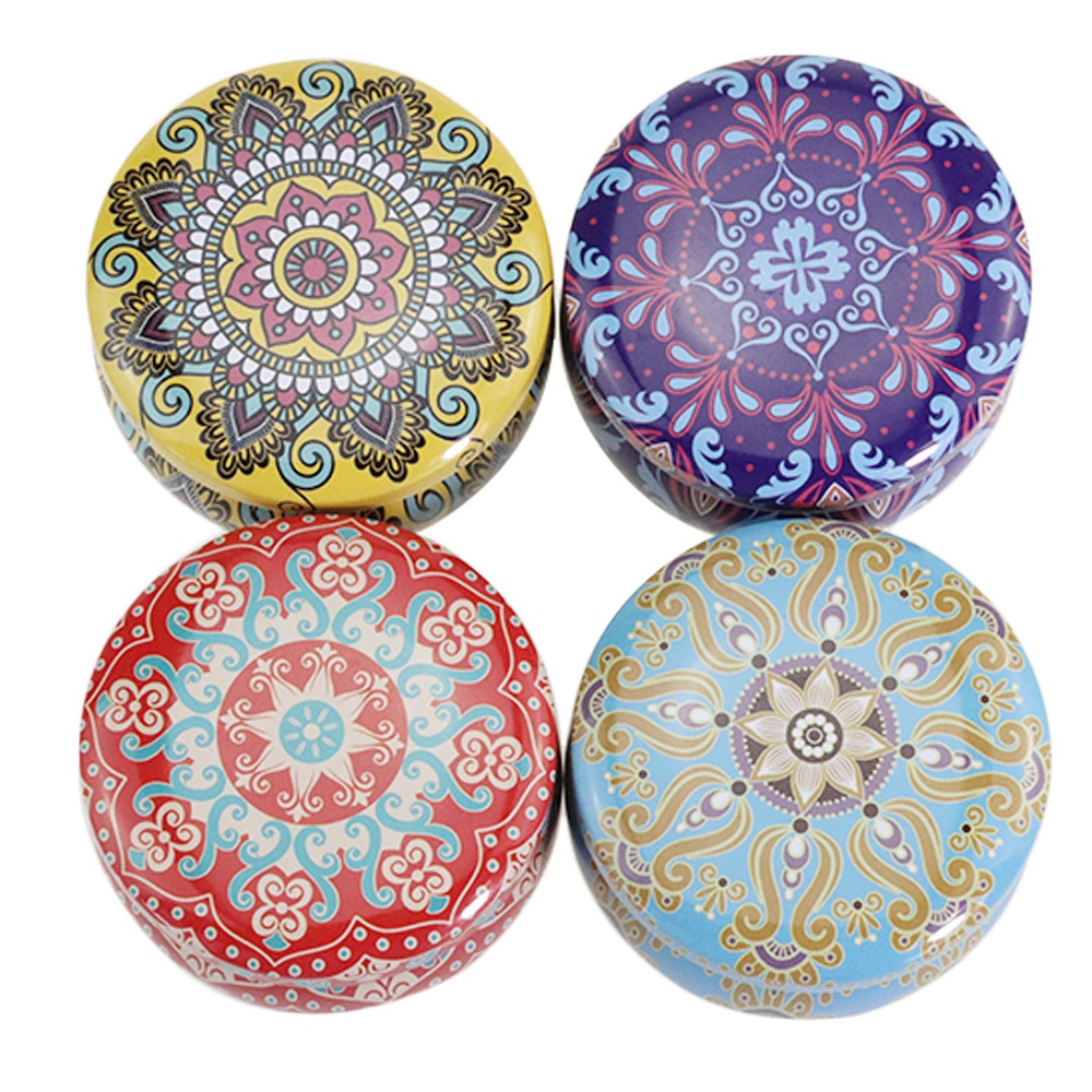 Direct2.2 Ounce Tea Pear Paste Candy Tin Gift Box Packaging Candle Tin