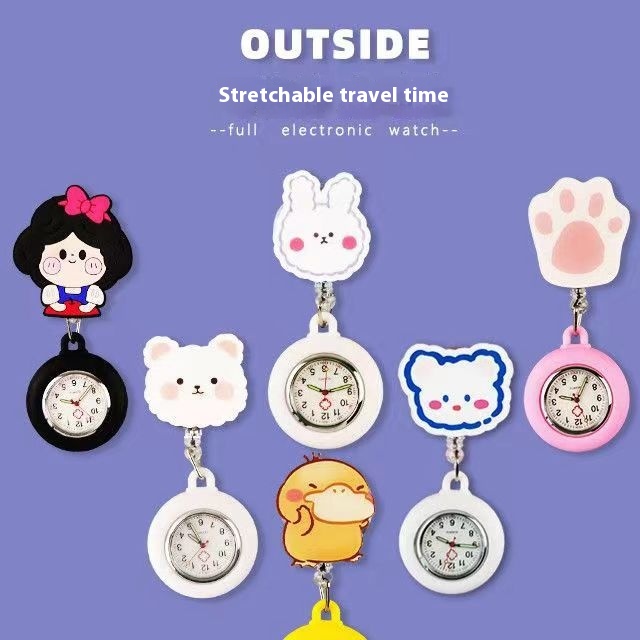 Retractable Wall Chart Nurse Chart Cute Cartoon Student Wall Chart Doctor Nurse Pocket Chart Luminous Chart