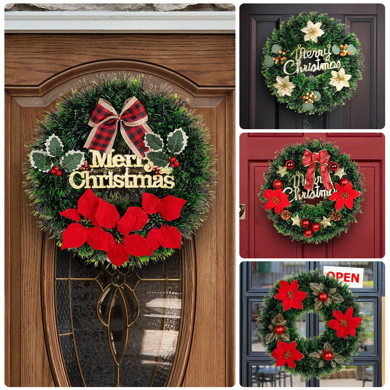 Christmas Wreath Door Hanging Decoration