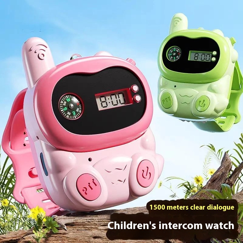 Children's Outdoor Walkie-talkie Watch USBCharging Remote Call Mini Phone Parent-child Interactive Wireless Toy
