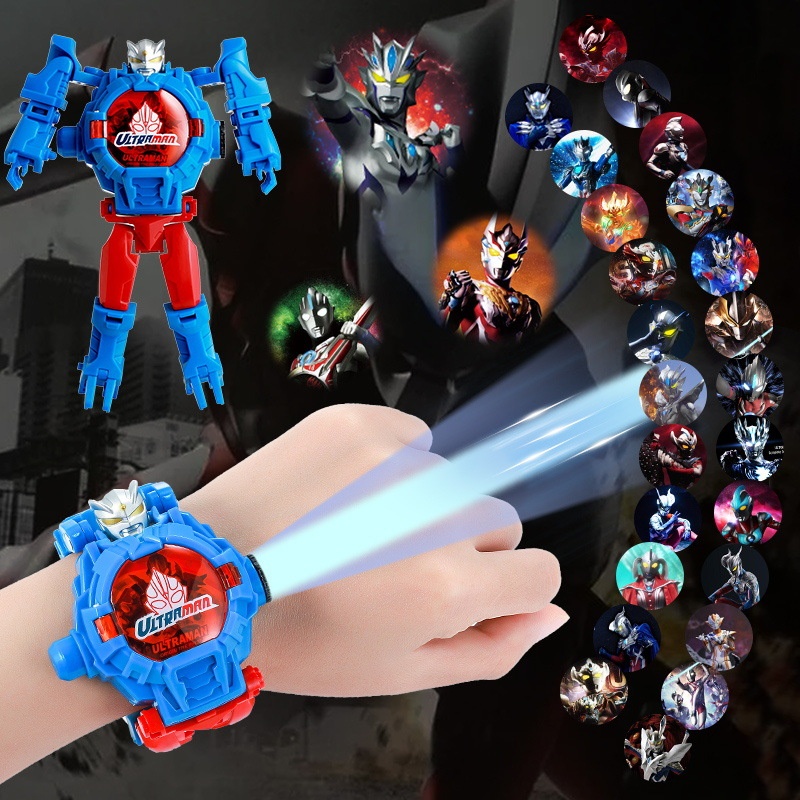 Ultraman Zero Watch Children's Edition Luminous Projection Transformation