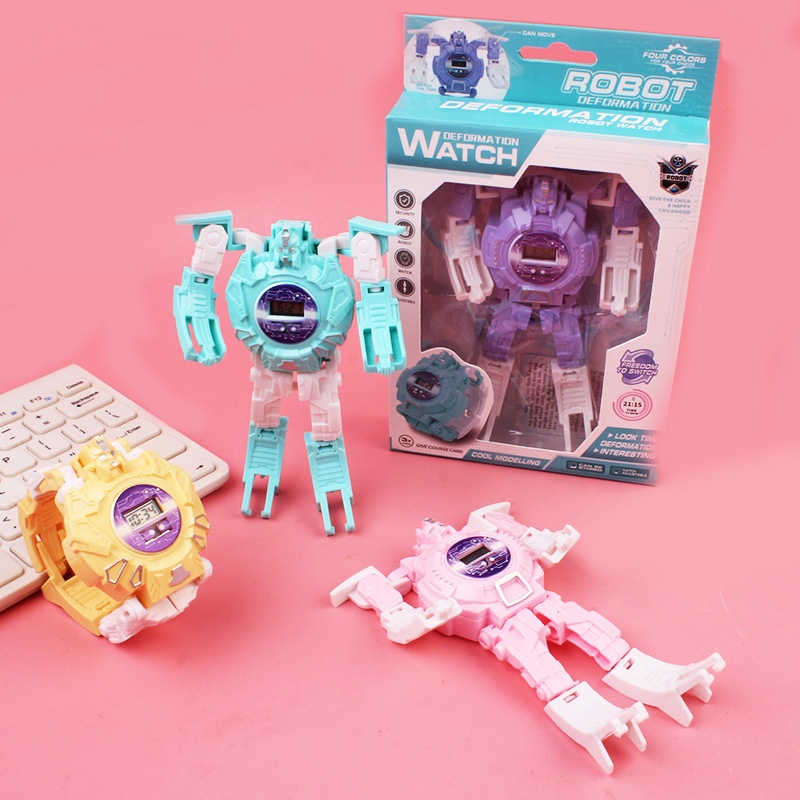 Cartoon Deformed Character Toy Watch Robot Electronic Watch