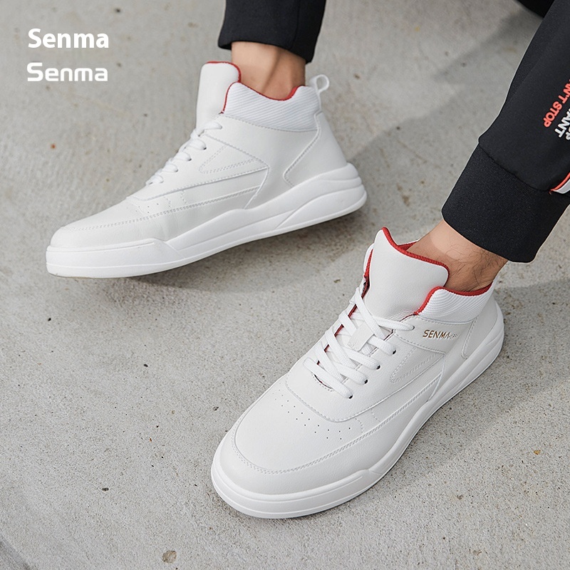 Semir Men's High-top Shoes Korean Styley Casual Sports Shoes Male Students All-matchy Shoes