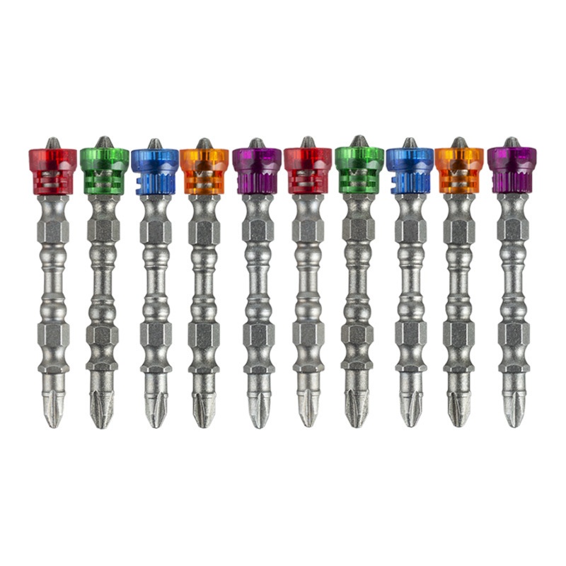 Yunbei65mm Magnetic Ring Batch Head Color Positioning Screwdriver Head Single Double Head Magnetic Electric Pneumatic Screwdriver Head Aluminum Ring