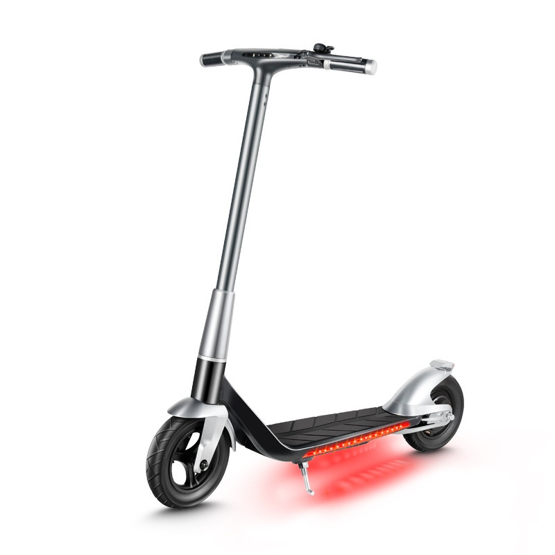 Inflatable Aluminum Alloy Scooter:Stylish Design,10-Inch Foldable Electric Scooter For Adults