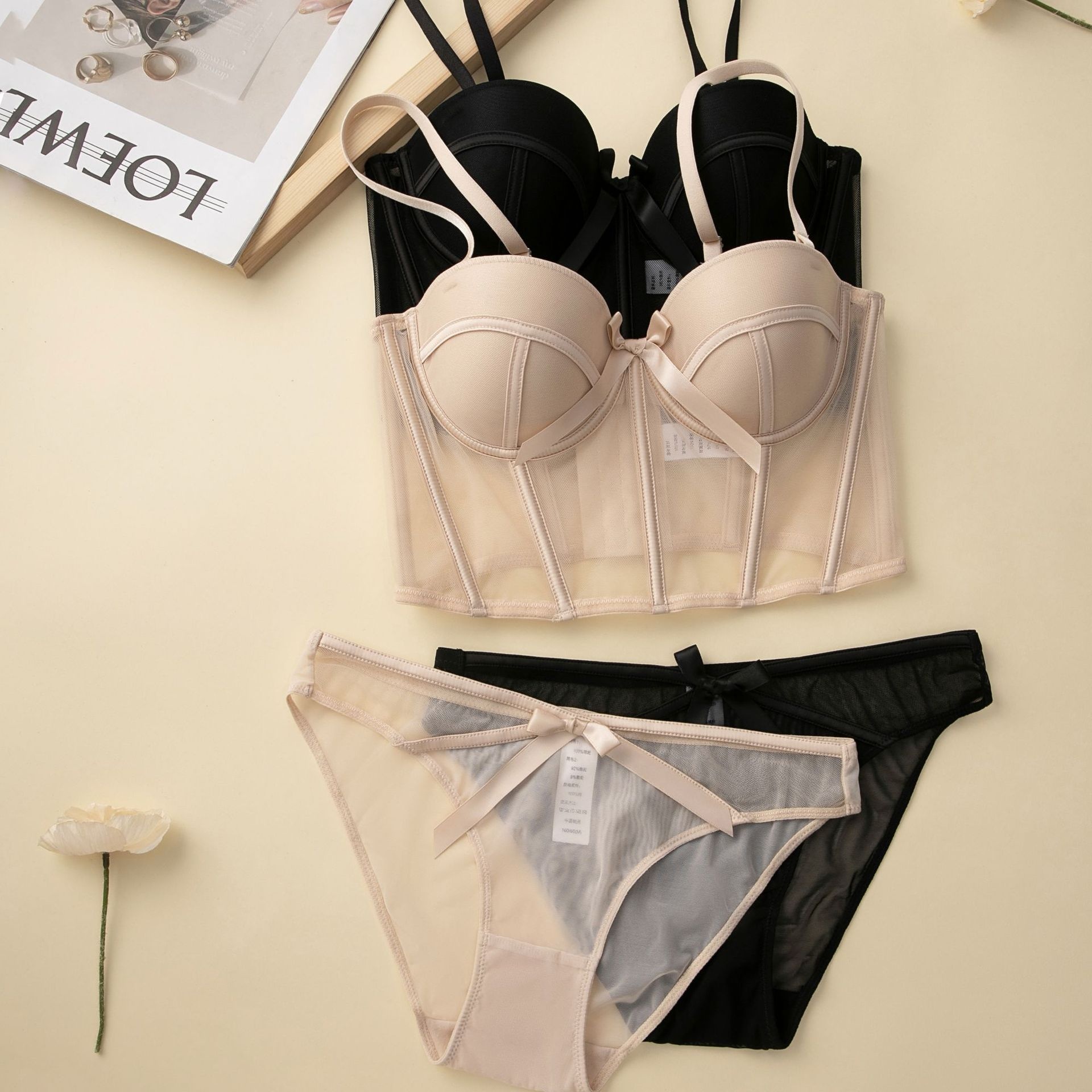 French Suit Outer Wear Tube Top To Collect Breasts And Beautiful Back Sling Inner Wear Sexy Youth Corset Bra Underwear For Women