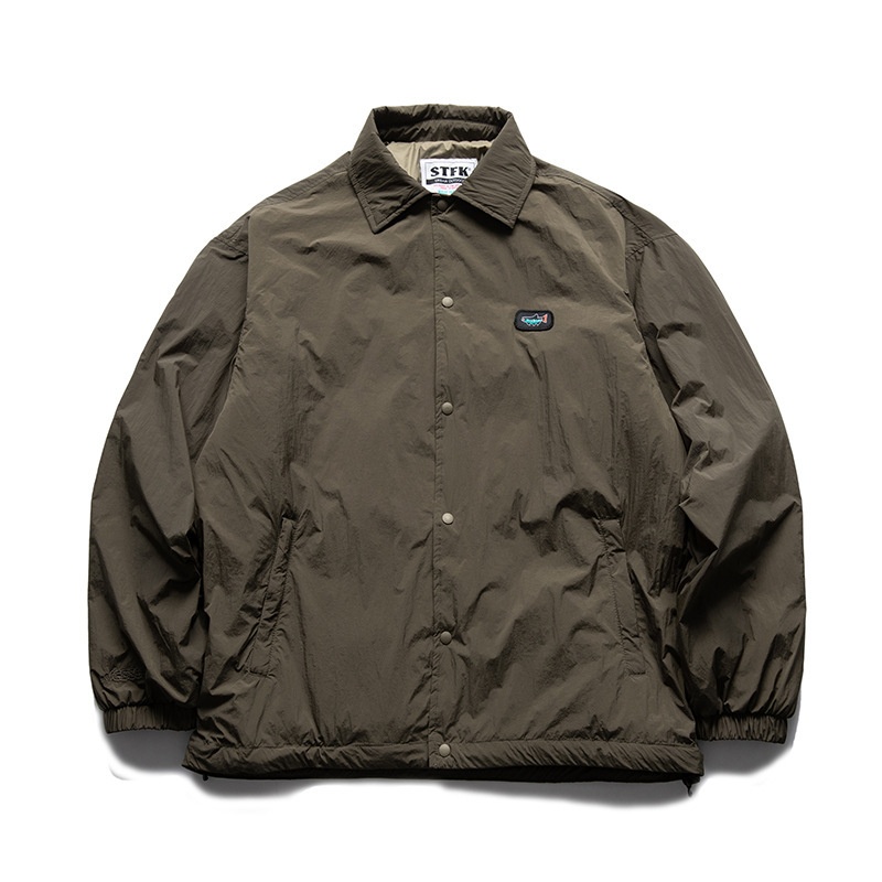 FORN3 Winter White Duck Down Thin Down Jacket Japanese Retro Embroidered Loose Casual Down Jacket Men