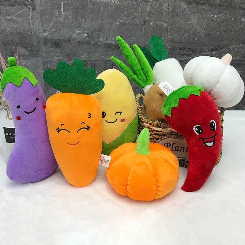 Plush Toy Doll Creative Vegetable Rag Doll Pumpkin Potato Garlic Pepper Onion Doll Birthday Activity Gift
