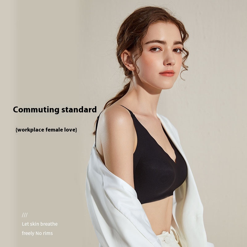 Bras Nana No Size Beautiful Back Buckle Underwear Women Seamless High Elastic Thin Gathered Bra Ouyang