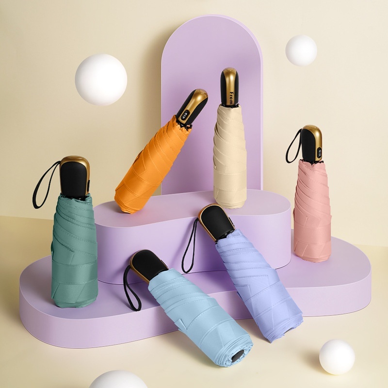 Ultra-light Sun-proof Automatic Flat Umbrella50%Off Sunshade Anti-ultraviolet Sun Umbrella Advertising Gift Sunny Umbrella Customization