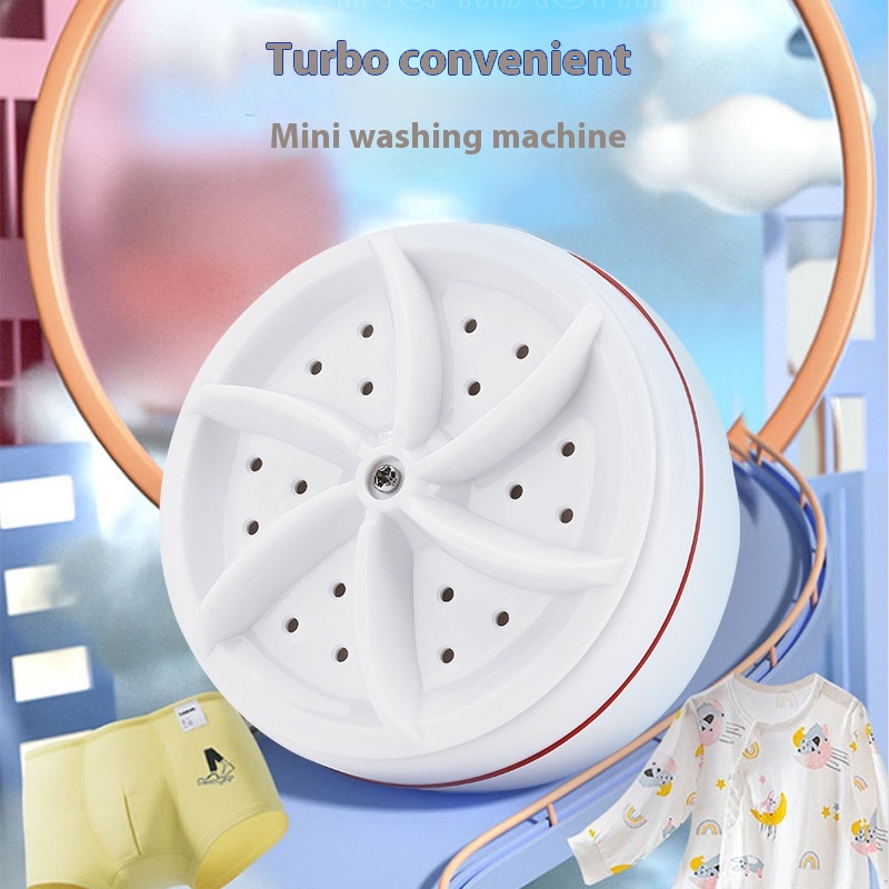 Mini Turbo Washing Machine Portable Foldable Washing Machine Dormitory Portable Washing Machine
