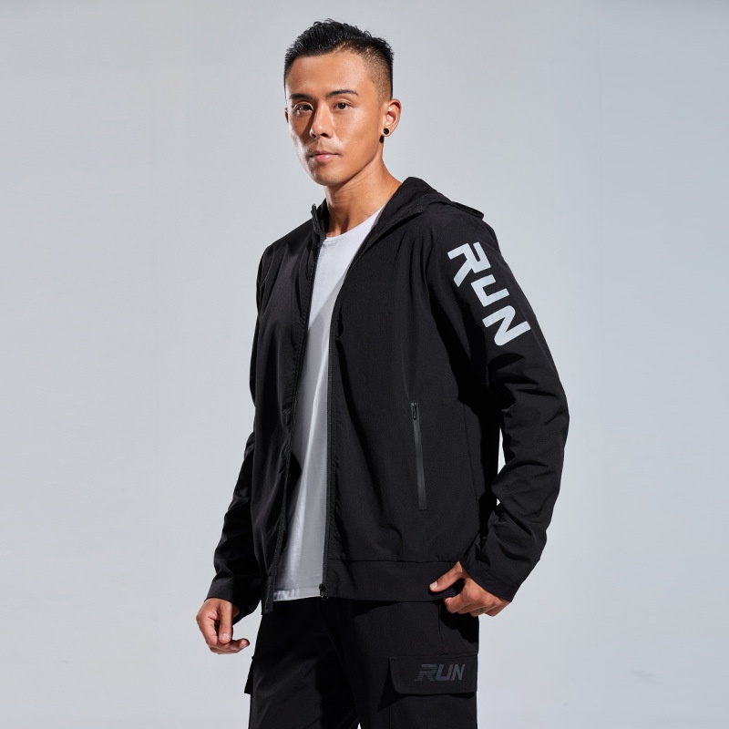 Autumn Outdoor Hooded Jacket For Meny Sports Boys Autumn Jacket Tops Jacket With