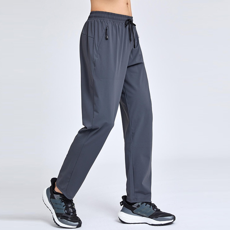 Autumn Men's Sports Pantsy Versatile Handsome Loose Elastic Breathable Large Size Straight Casual Pants Long Pants