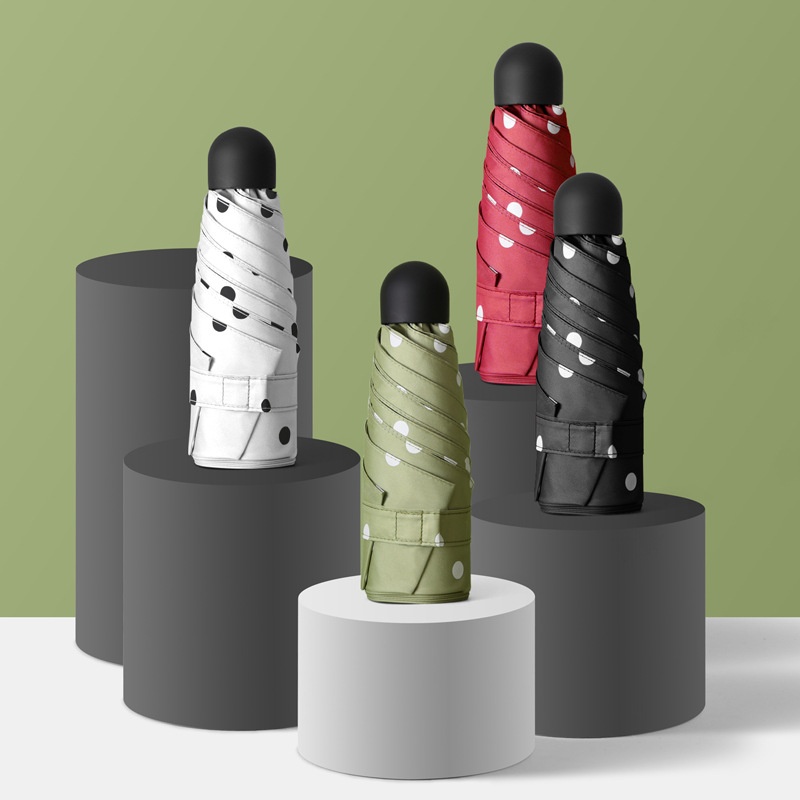 50%Off Sunny Umbrella Black Plastic Sunscreen Anti-ultraviolet Sun Umbrella Korean Women's Personality Creative Small Fresh