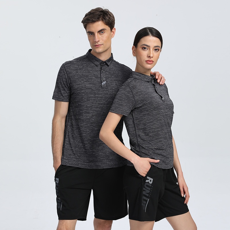 Summer Bird House ULeisure Outdoor Running Sports Training Fitness Short Sleeve Lapel Quick Dry T-shirt Business POLOShirt