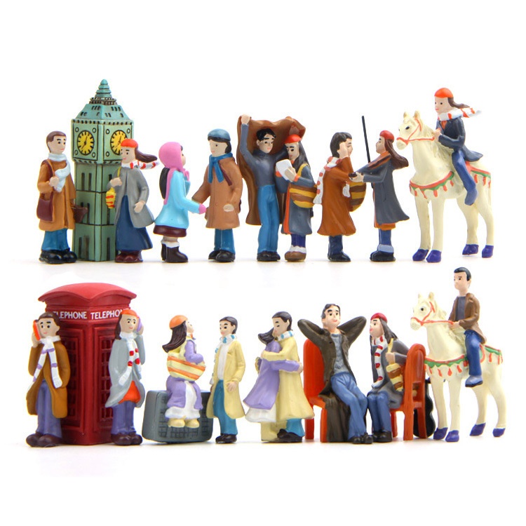 If You Are The One Happiness One Stop Miller Couple Figure DIYGardening Micro Landscape Doll Accessories