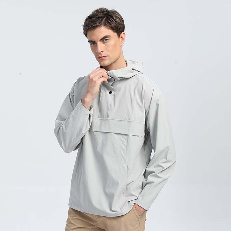 Autumn Casual Jacket Men'sy Brand Fashionable Men's Loose Sports Breathable Hooded Top