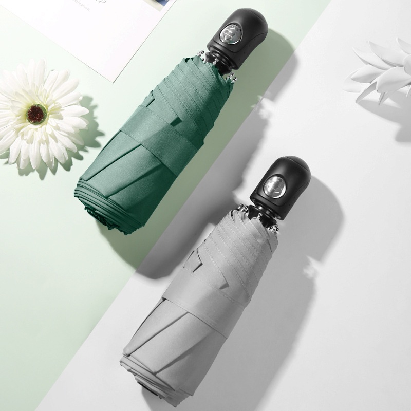 50%Off Automatic Sun Umbrella Umbrella Women's Sun Protection Anti-ultraviolet Umbrella Small Fresh Sunny And Rainy Dual-purpose Umbrella Folding Umbrella