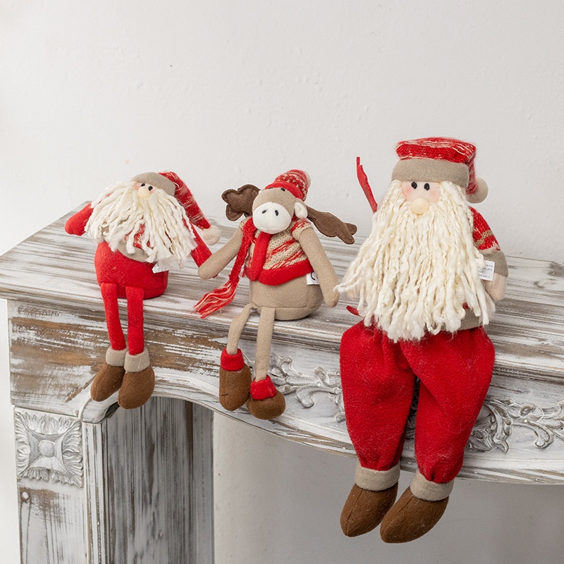 Cross Border Christmas Doll Santa Elk Snowman Doll Ornaments Christmas Decoration