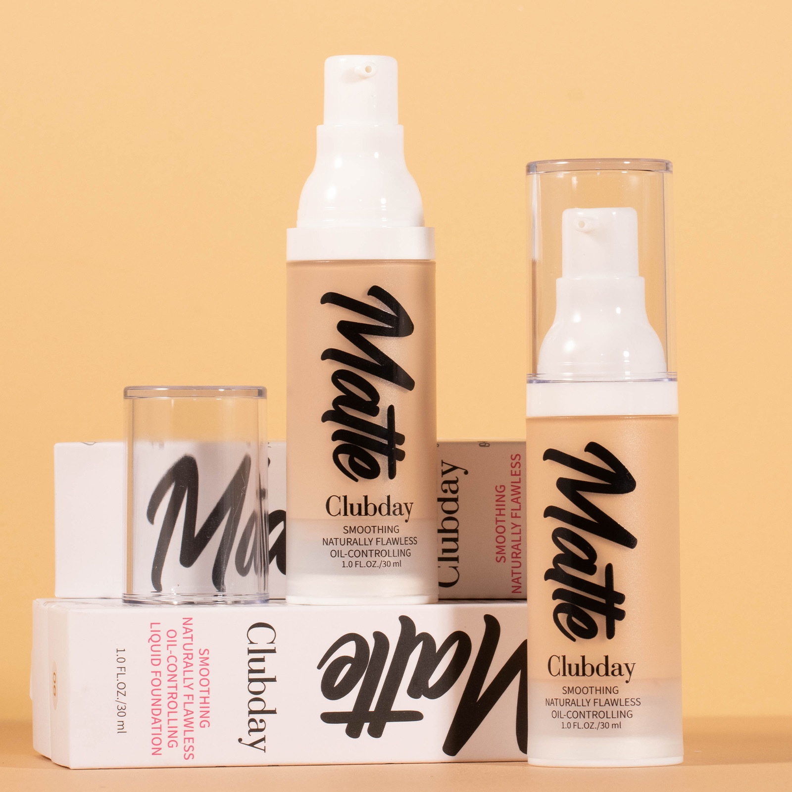 Clubday Concealer Lasting Makeup Foundation Liquid Waterproof Oil Control Matte Makeup Foundation