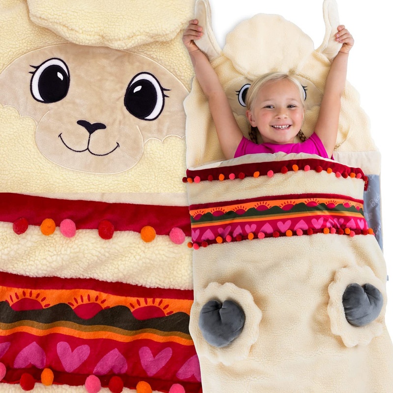 Sheep Foldable Kindergarten Baby Sleeping Bag Cartoon Thickened Anti-kicking Blanket