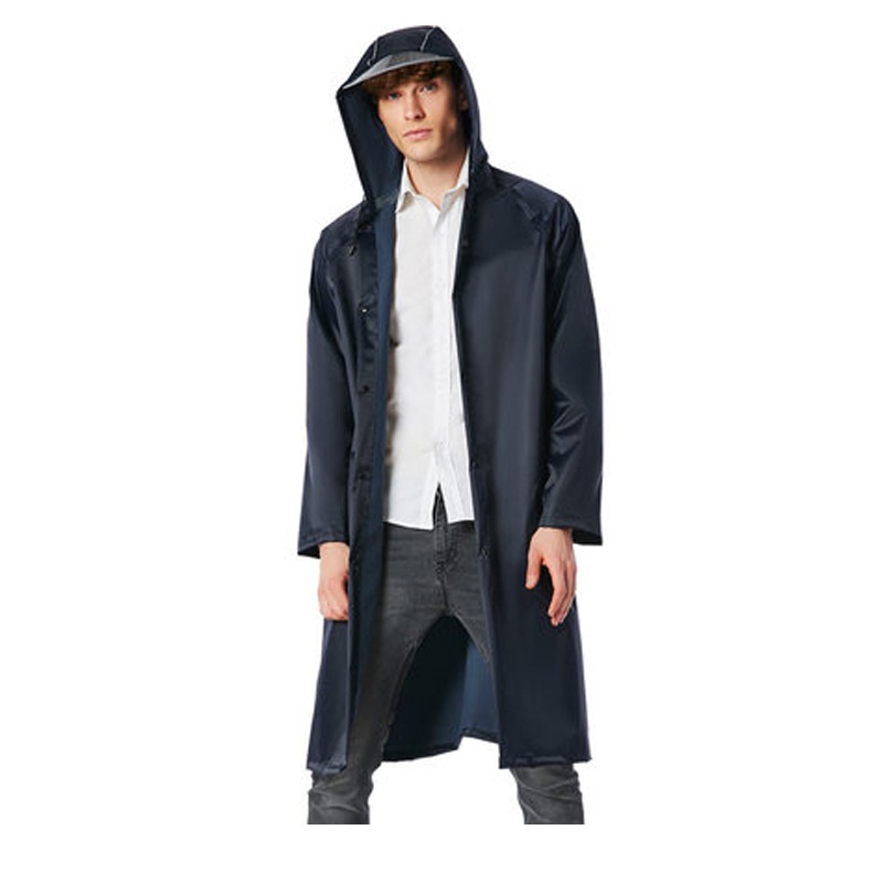 Adult Raincoat For Women,Polyester Thick Long Windbreaker Style,Outdoor Hiking,Men's Single Person,Large Brim Waterproof Raincoat