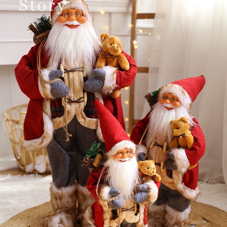 Christmas Decoration Claus Holiday Ornaments Gifts Home Children's Toys Muppet Supplies Scene Arrangement Small Ornaments