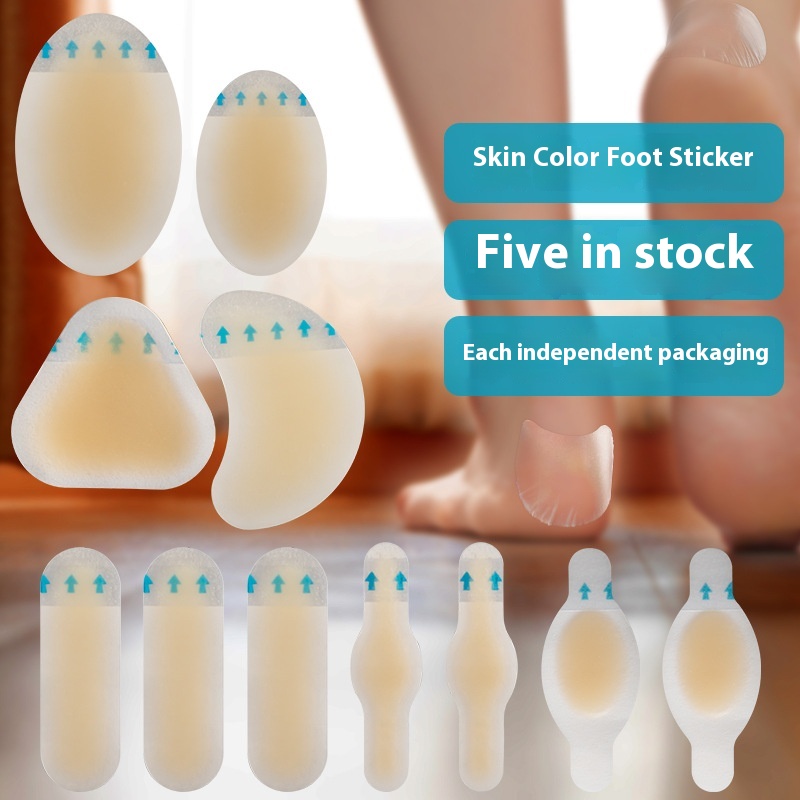 Hydrocolloid Thin Women's High Heels Gel Blister Stickers Anti-wear Heel Stickers Invisible Heel Stickers