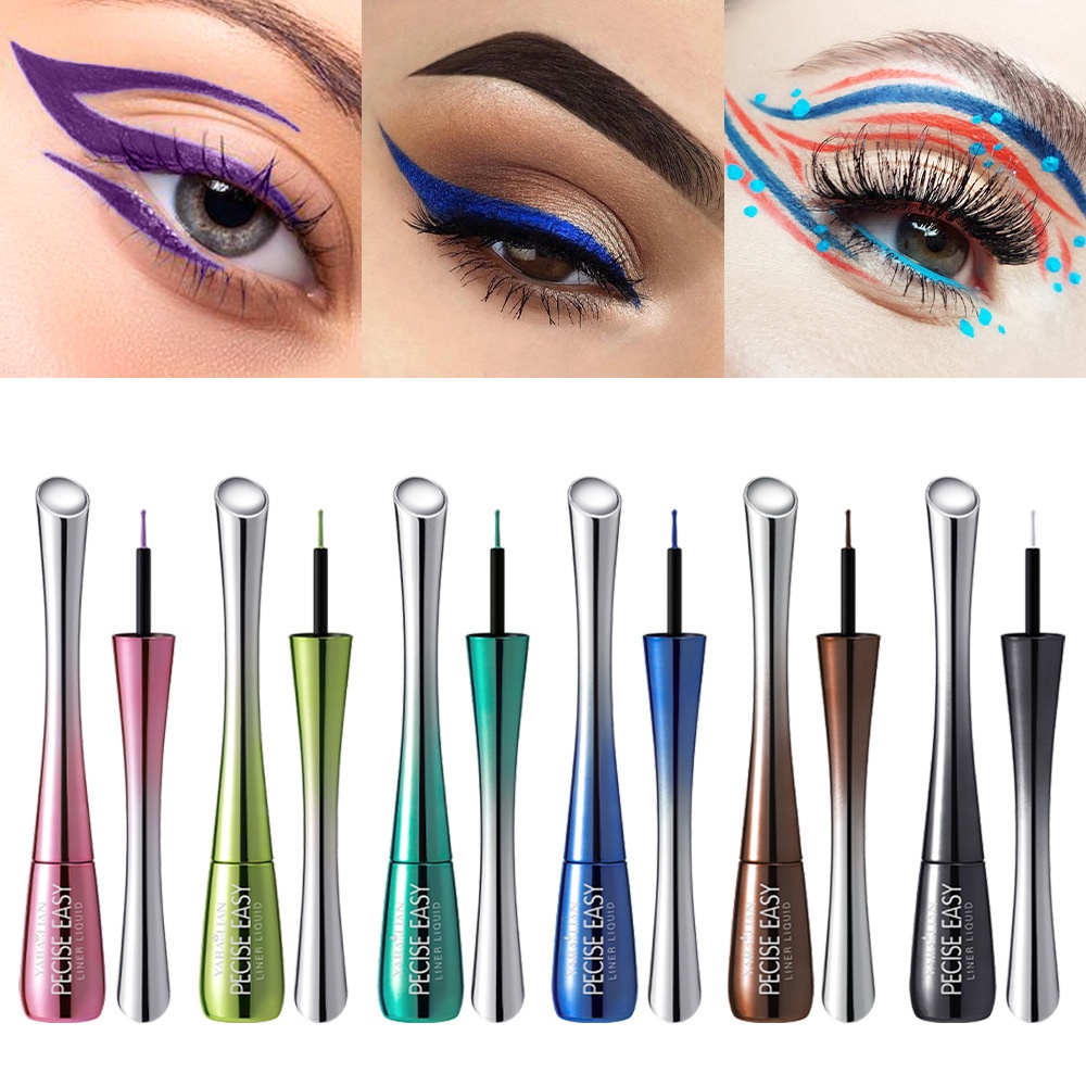Cosmetics Color Eyeliner Waterproof Quick-drying Long-lasting Not Easy To Smudge6 Color Eyeliner Eyeshadow