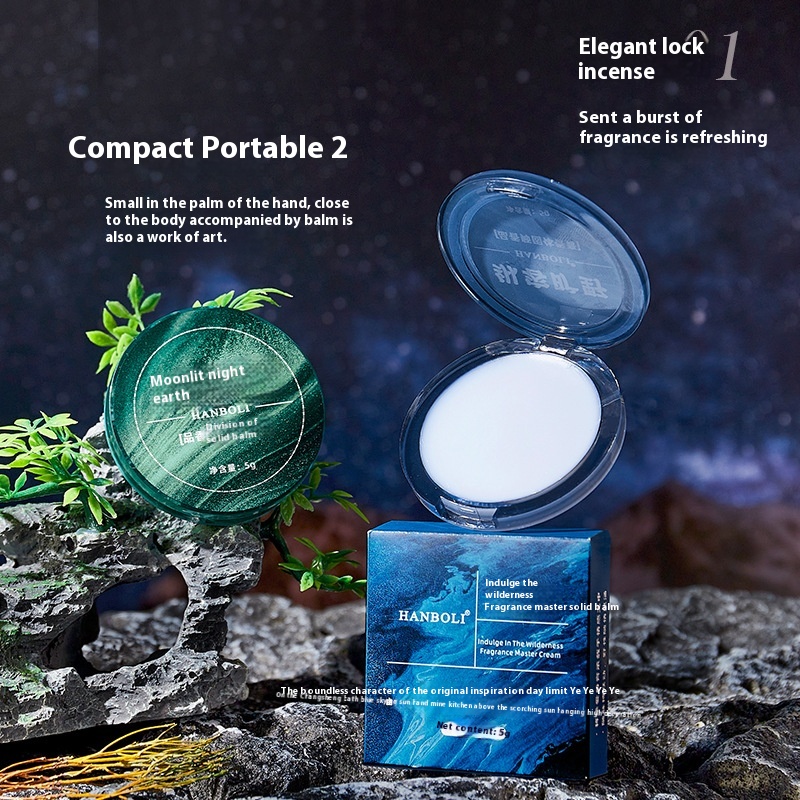 Han Boli Perfumer Solid Perfume Cream For Male And Female Students Portable Pocket Perfume With Floral And Fruity Fragrance