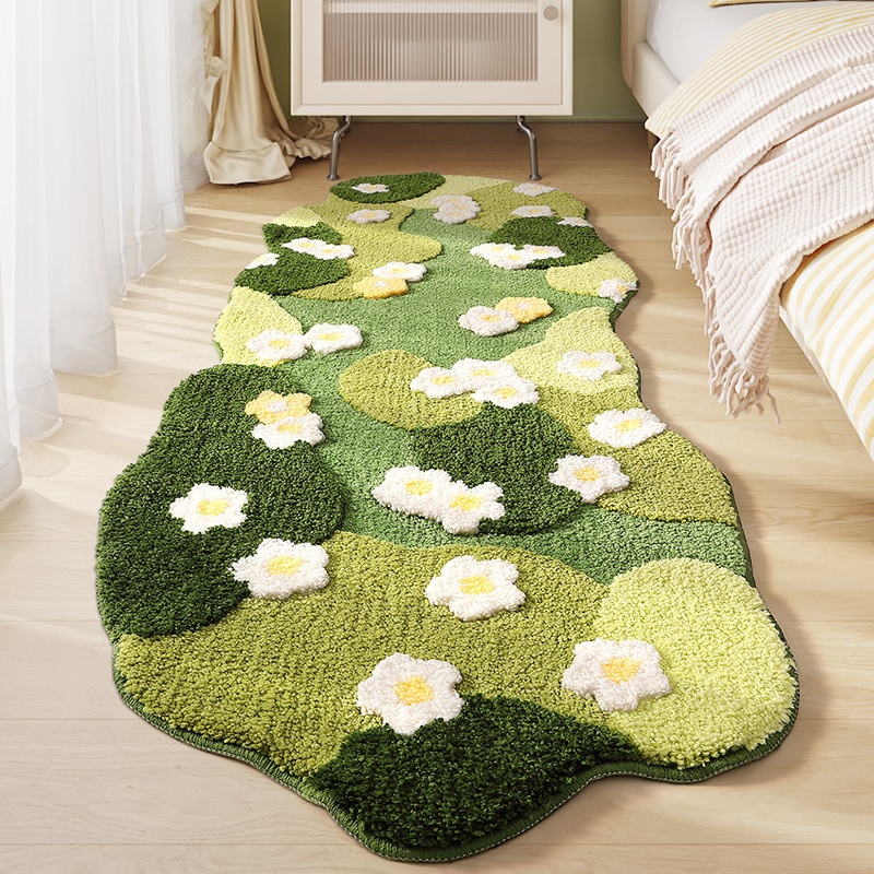 Dajiang Small Fresh Carpet High-grade Bedside Blanket Home Living Room Bedroom Room Non-slip Thick Winter Floor Mat