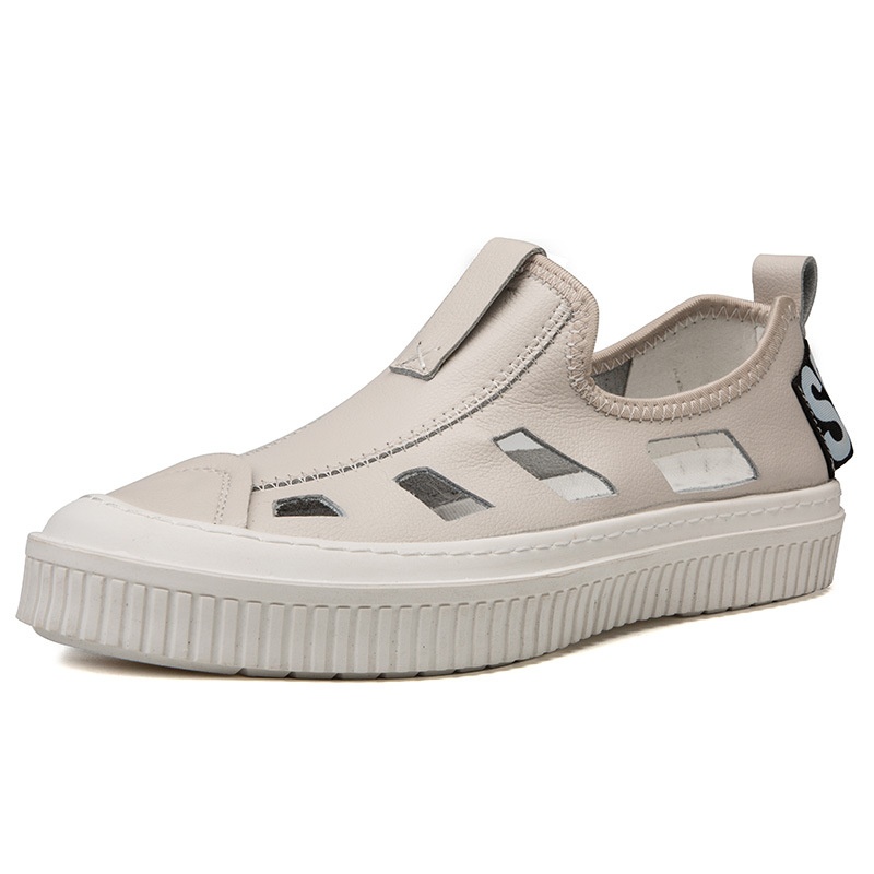 Men's Shoes Summer Hole Shoes Men's Slippersy Beach Men's Sandals Students Non-slip Baotou Lazy Slippers