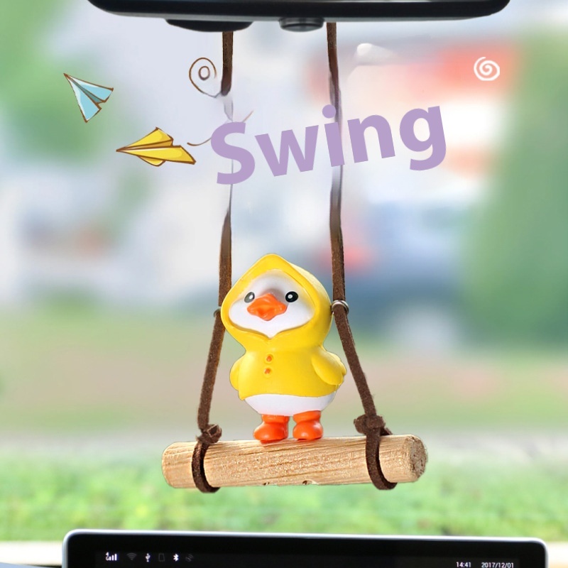 Car Pendant Car Pendant Swing Duck Car Rearview Mirror Decoration Little Yellow Duck Net Red Duck Room Female