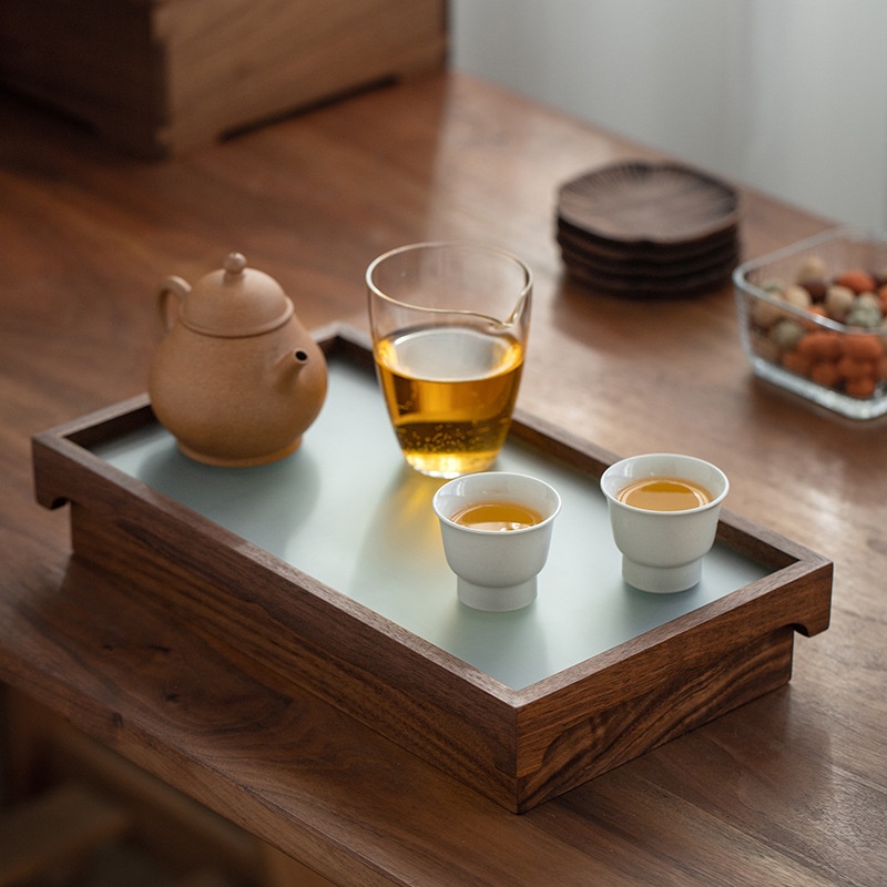 Wooden Tea Tray Home Chinese Style Tea Table Solid Wood Tea Table Modern Kung Fu Tea Set Wooden Tea Tray