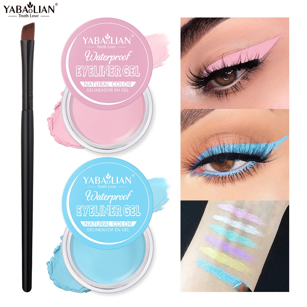 Colored Eyeliner Gel Six Shades Eyeliner Gel.