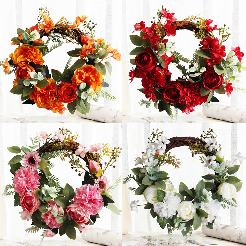 Hong Kong Love Christmas Decoration Supplies Holiday Decoration Wreath Christmas Wreath Pendant Customization