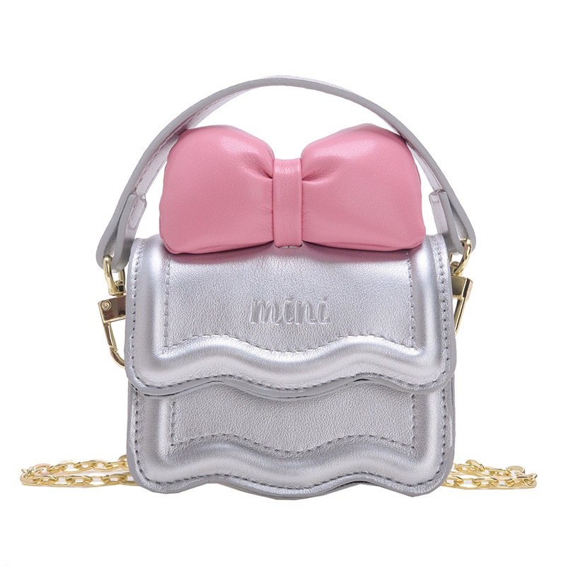 Bow Shoulder Bag Handbag Princess Style Crossbody Bag Mini Outdoor Portable Small Bag